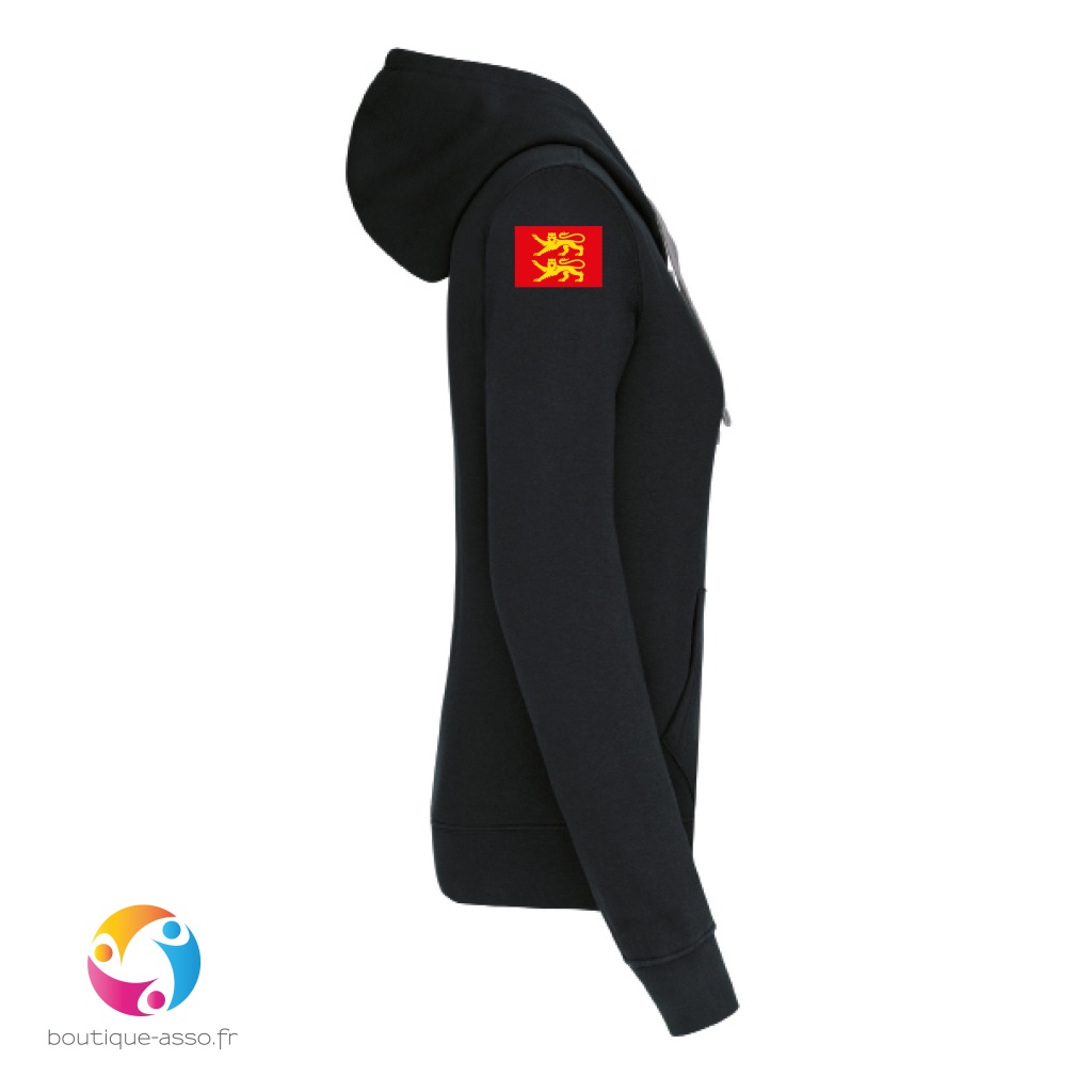 SWEAT CAPUCHE FEMME - Ligue de Normandie de Savate