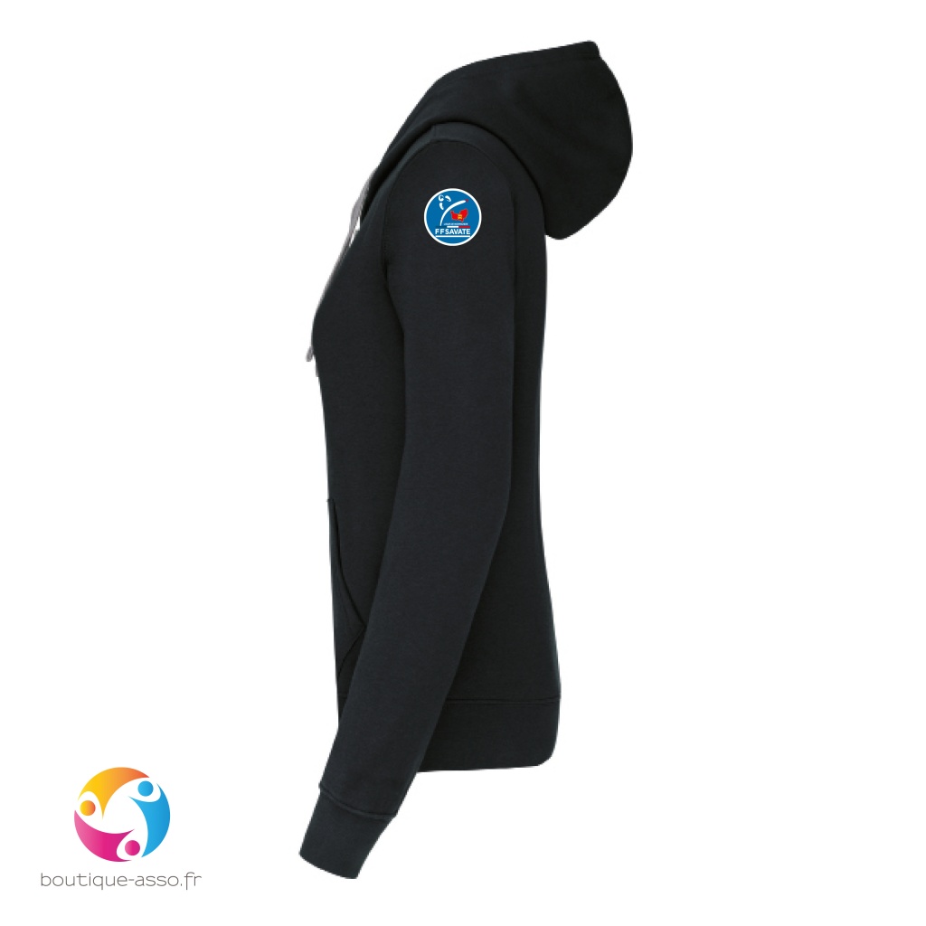 SWEAT CAPUCHE FEMME - Ligue de Normandie de Savate