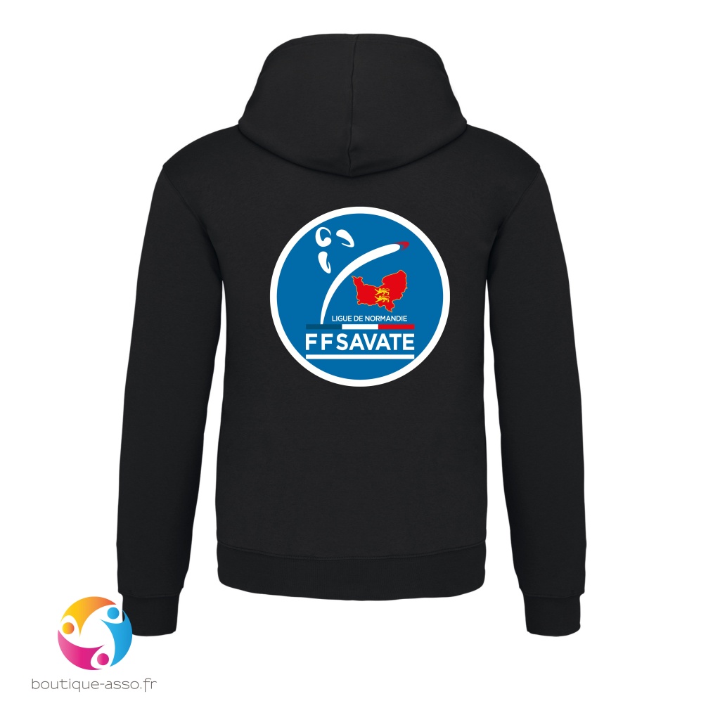 SWEAT CAPUCHE HOMME - Ligue de Normandie de Savate