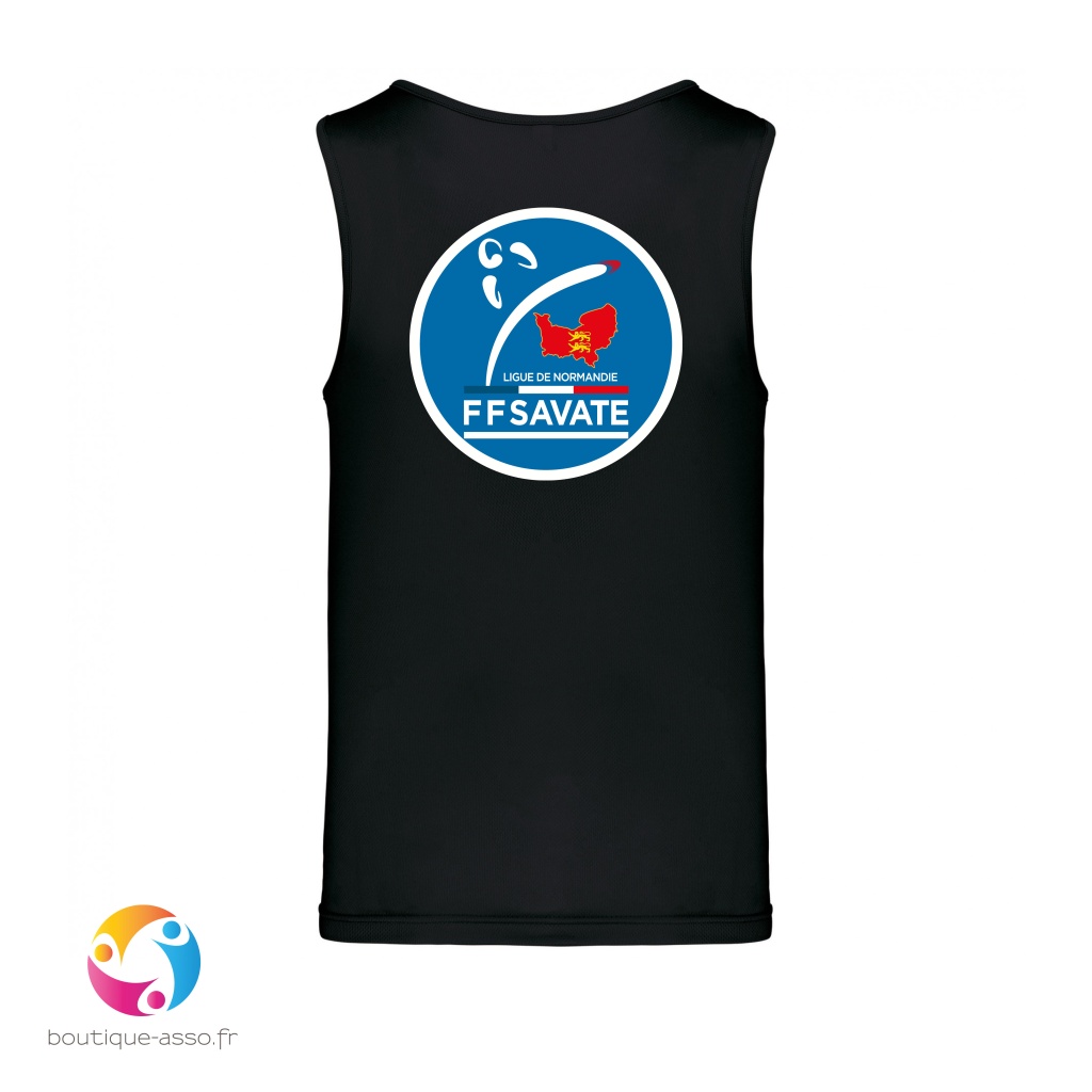 Débardeur sport homme - Ligue de Normandie de Savate