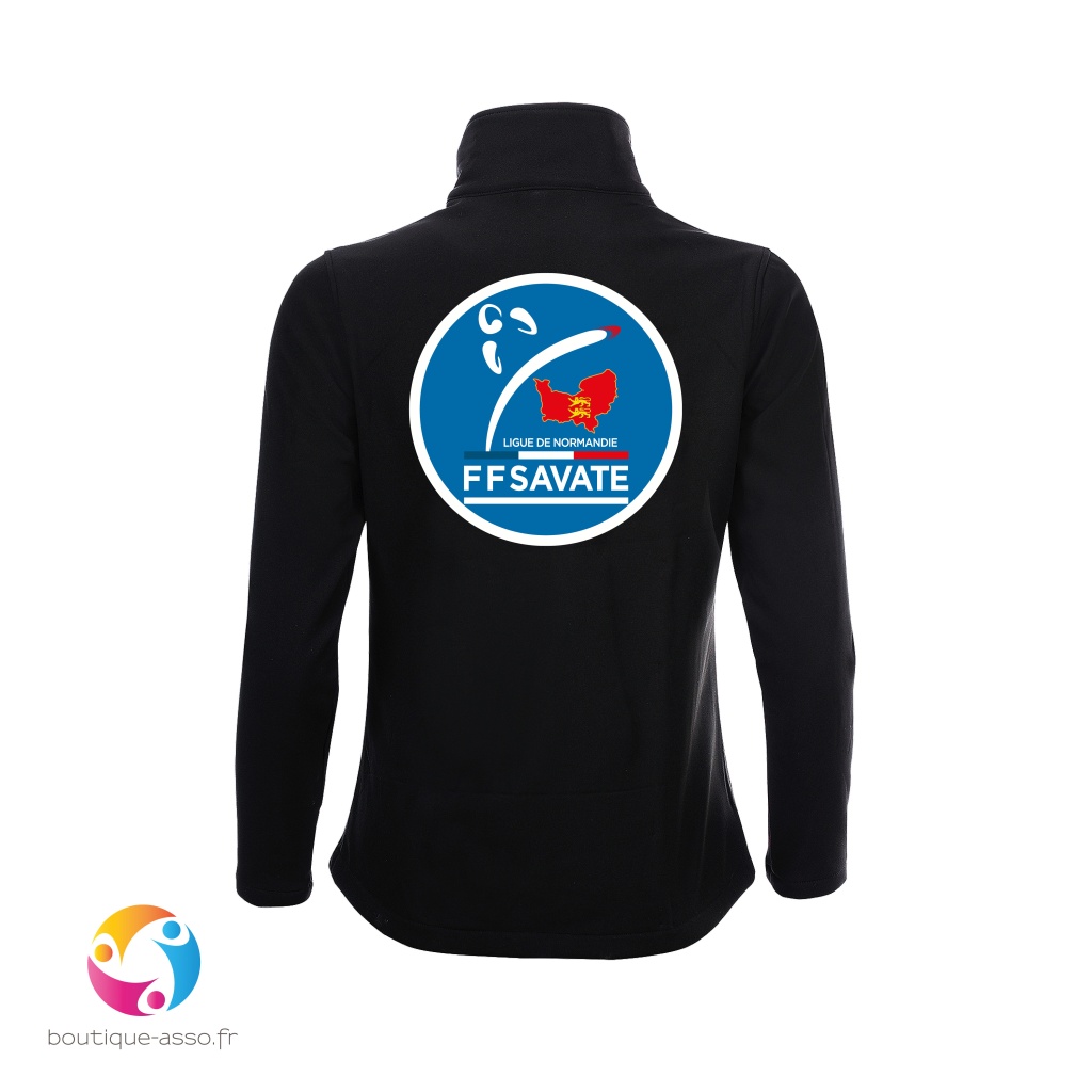 VESTE SOFTSHELL FEMME - Ligue de Normandie de Savate