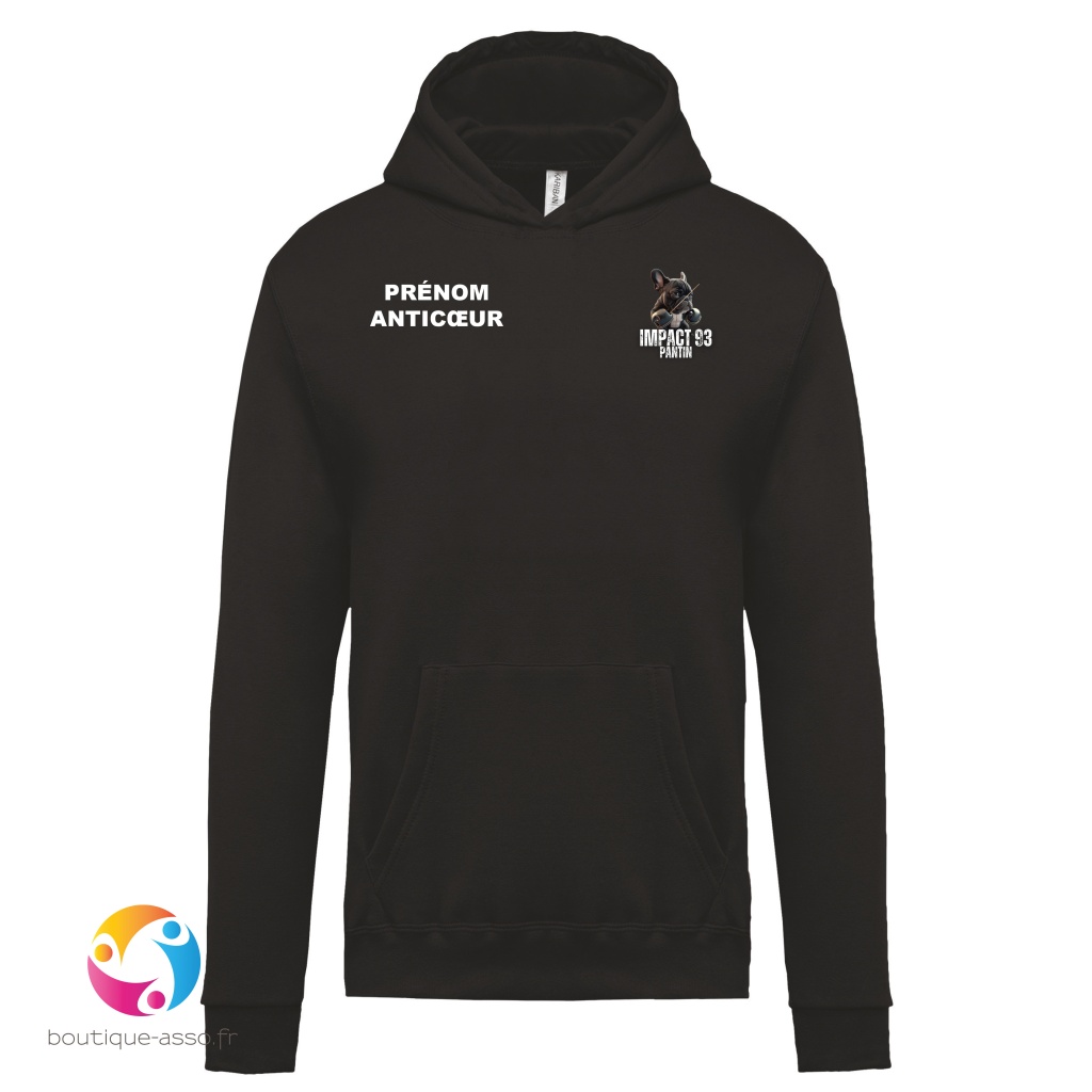 SWEAT CAPUCHE ENFANT - Impact 93 Pantin 