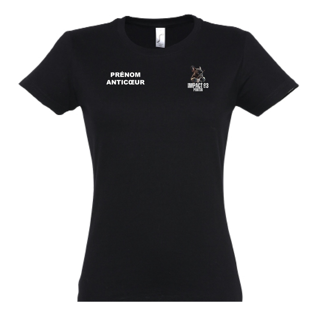 TEE-SHIRT FEMME - Impact 93 Pantin 