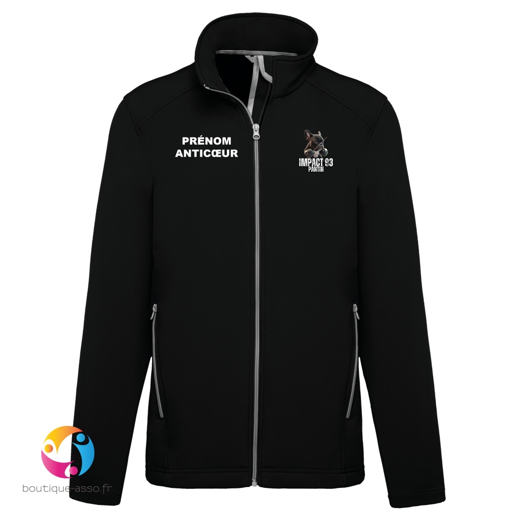 VESTE SOFTSHELL HOMME - Impact 93 Pantin 
