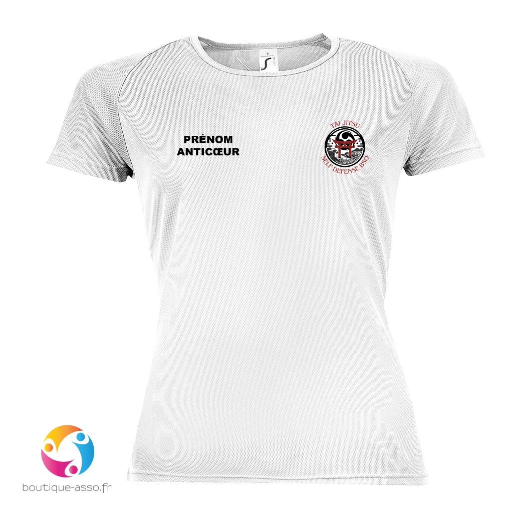 TEE-SHIRT SPORT FEMME - Tai Jitsu Self Defense BSO
