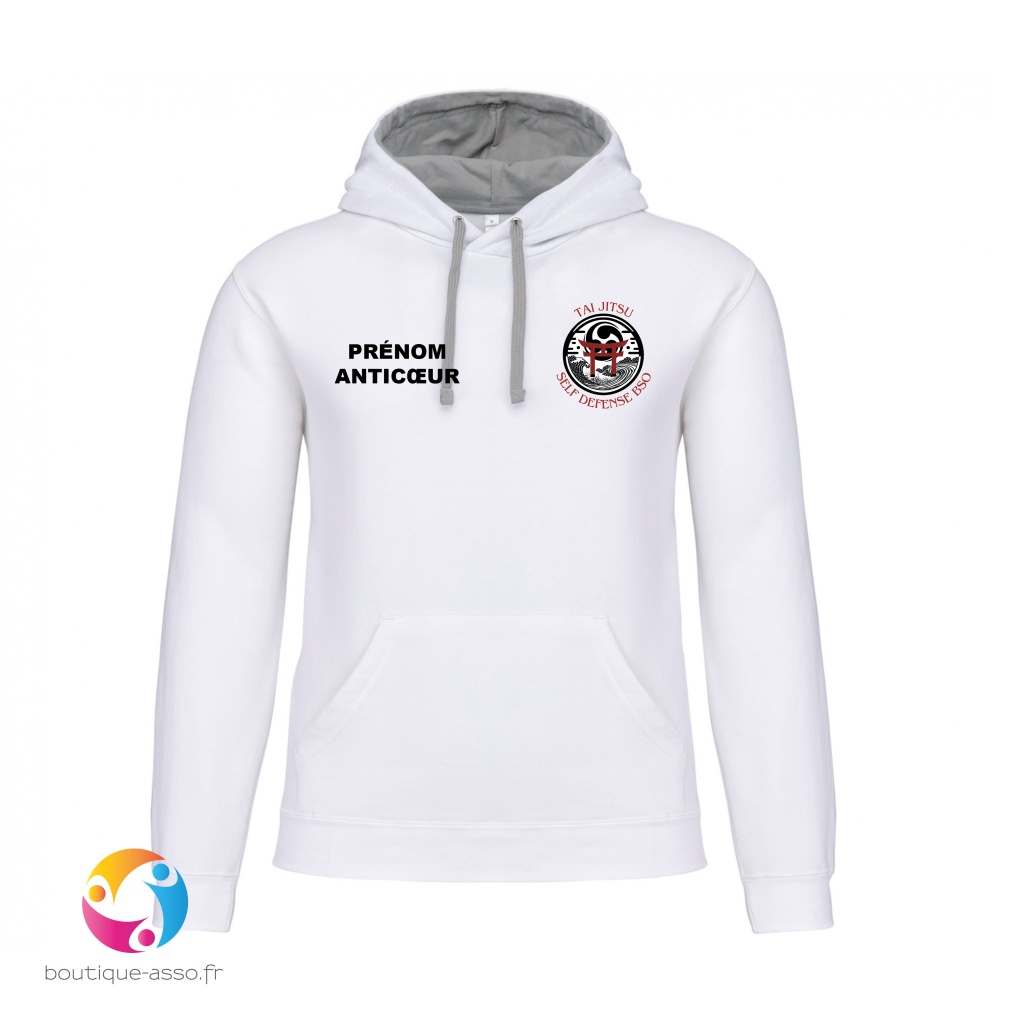 SWEAT CAPUCHE HOMME - Tai Jitsu Self Defense BSO