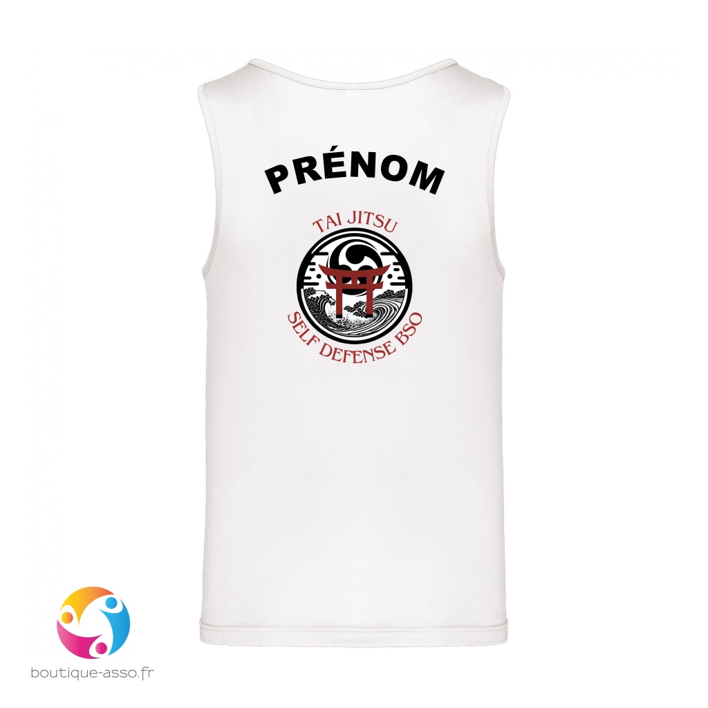 Débardeur sport homme - Tai Jitsu Self Defense BSO