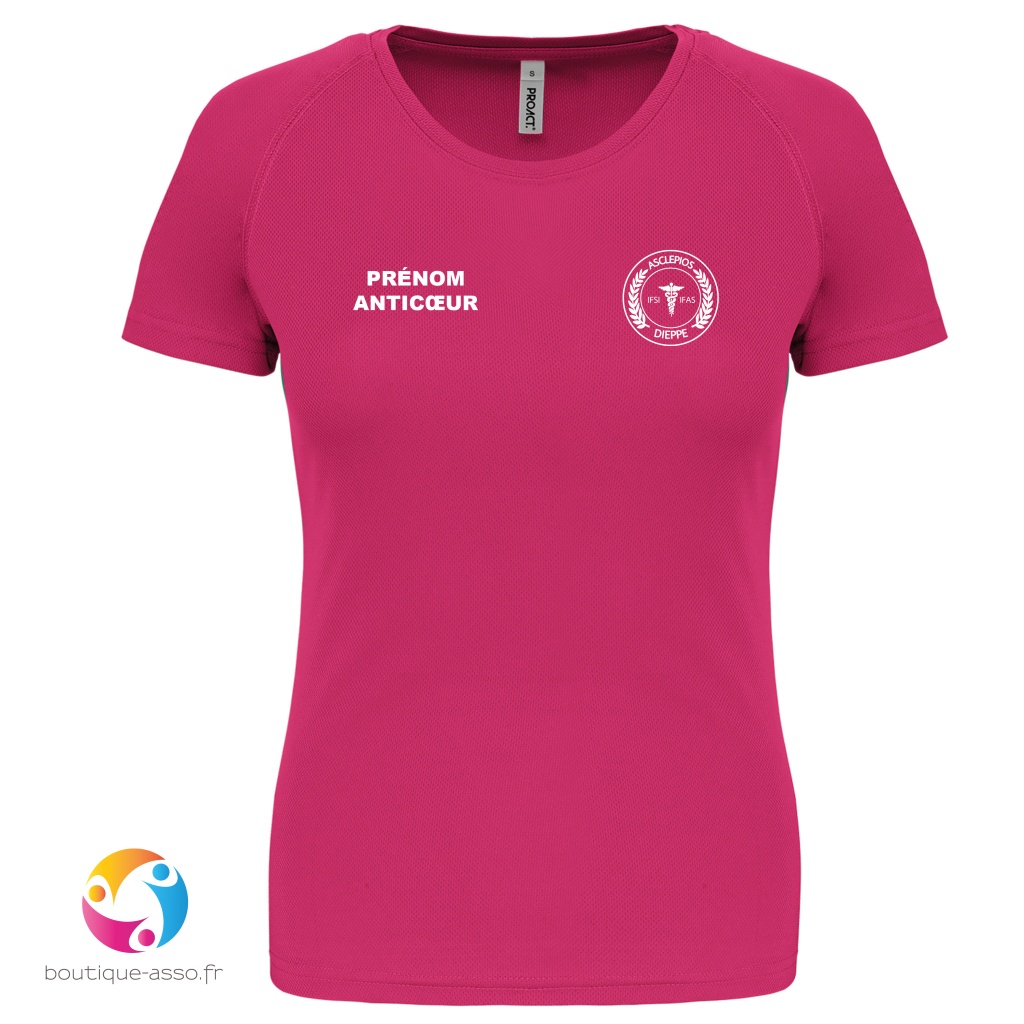 TEE-SHIRT SPORT FEMME - Asclépios