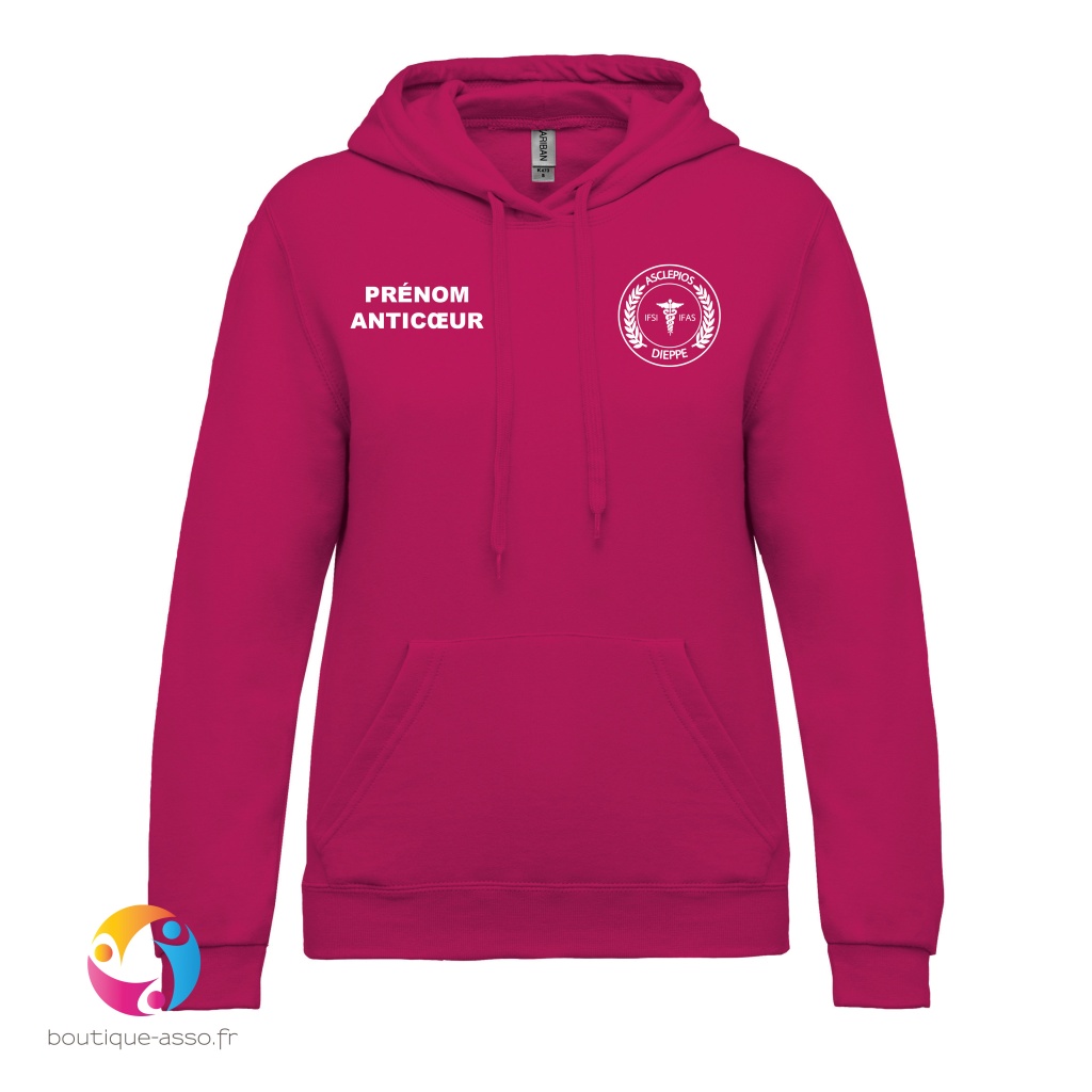 Sweat-shirt à capuche (femme) - Asclépios