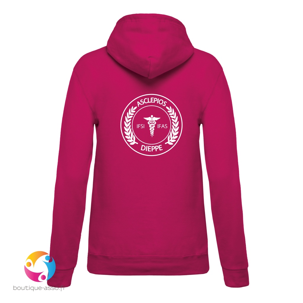 Sweat-shirt à capuche (femme) - Asclépios