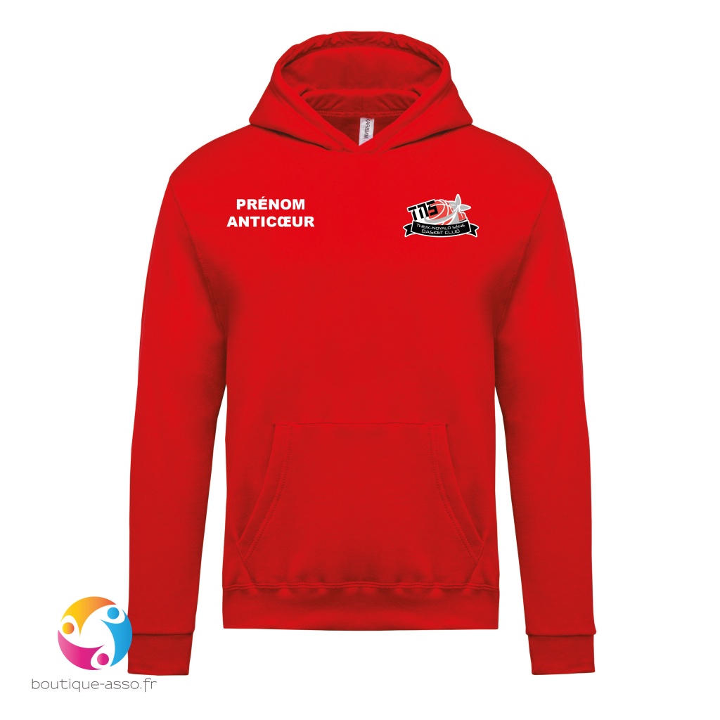 SWEAT CAPUCHE ENFANT - TNS Basket Club