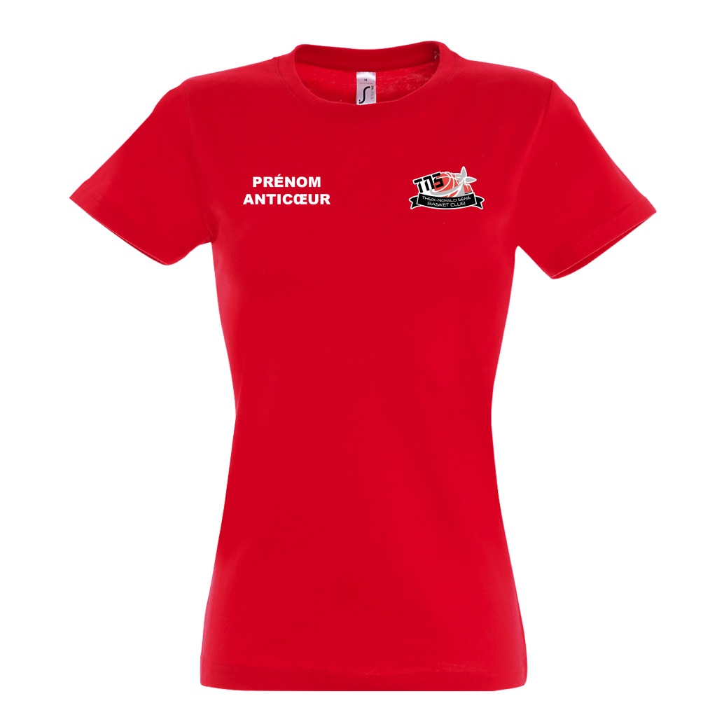 TEE-SHIRT FEMME - TNS Basket Club
