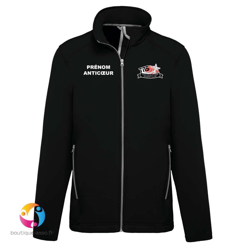 VESTE SOFTSHELL HOMME - TNS Basket Club