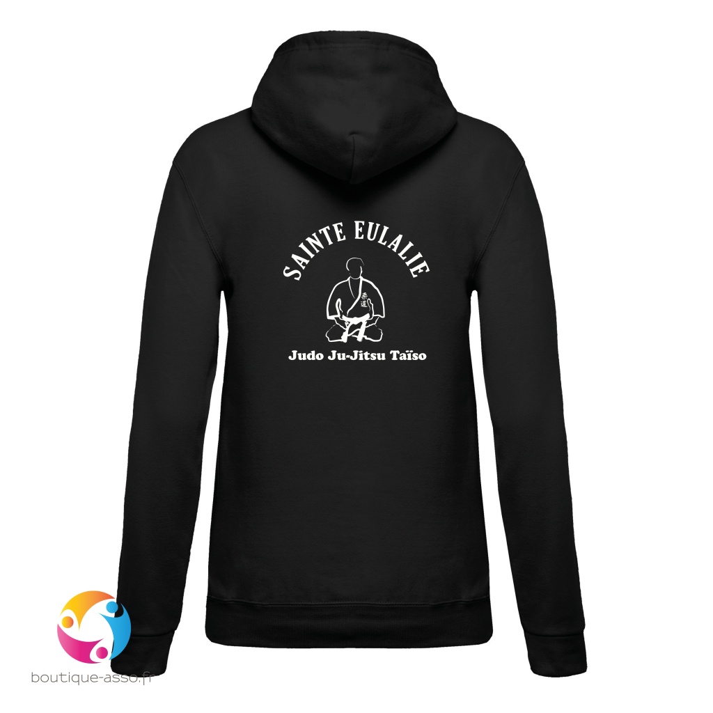 Sweat-shirt à capuche (femme) - JS SAINTEEULALIE JUDO