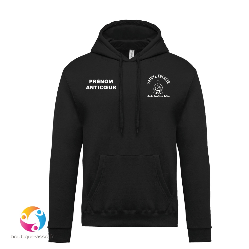 Sweat-shirt à capuche (homme) - JS SAINTEEULALIE JUDO