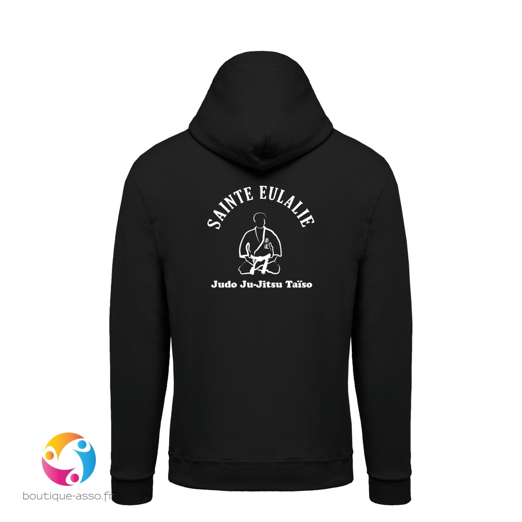 Sweat-shirt à capuche (homme) - JS SAINTEEULALIE JUDO