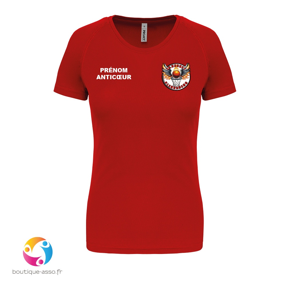 TEE-SHIRT SPORT FEMME - JA Basket Pleucadeuc