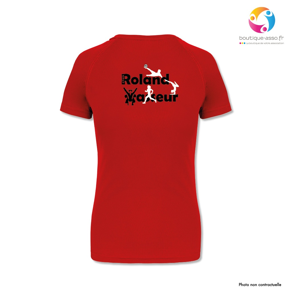 TEE-SHIRT SPORT FEMME - ASCV - Association Sportive du Collège de Vigny