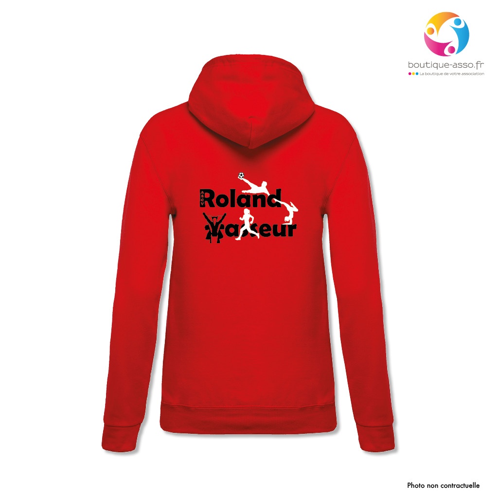 SWEAT CAPUCHE FEMME - ASCV - Association Sportive du Collège de Vigny