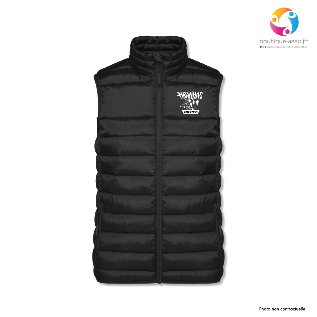 BODYWARMER MATELASSÉ FEMME - PIRANHAS TRIATHLON