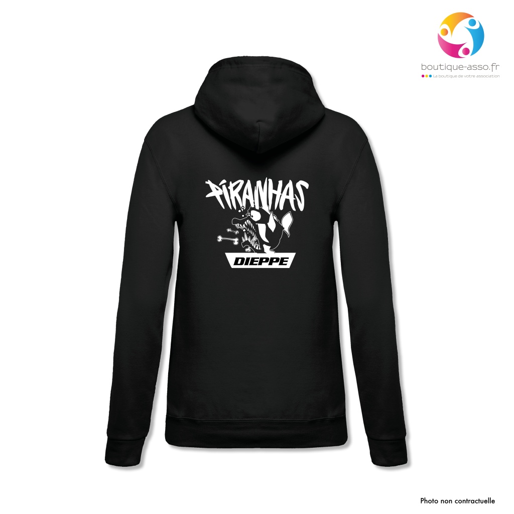 SWEAT CAPUCHE FEMME - PIRANHAS TRIATHLON
