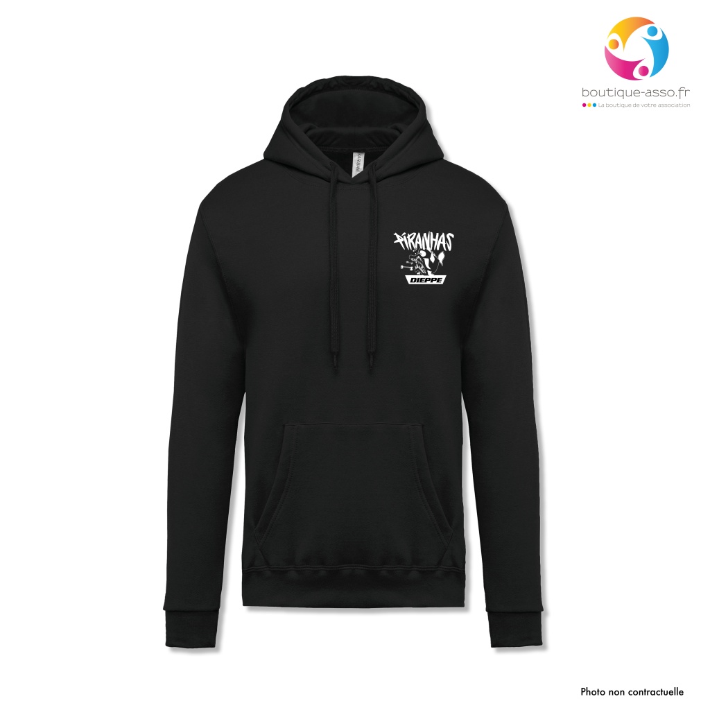 SWEAT CAPUCHE HOMME - PIRANHAS TRIATHLON