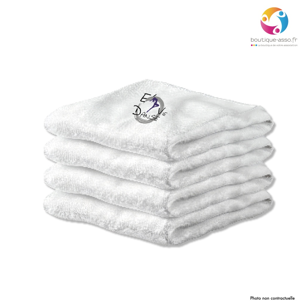 Serviette microfibre personnalisée 50 x 100 cm