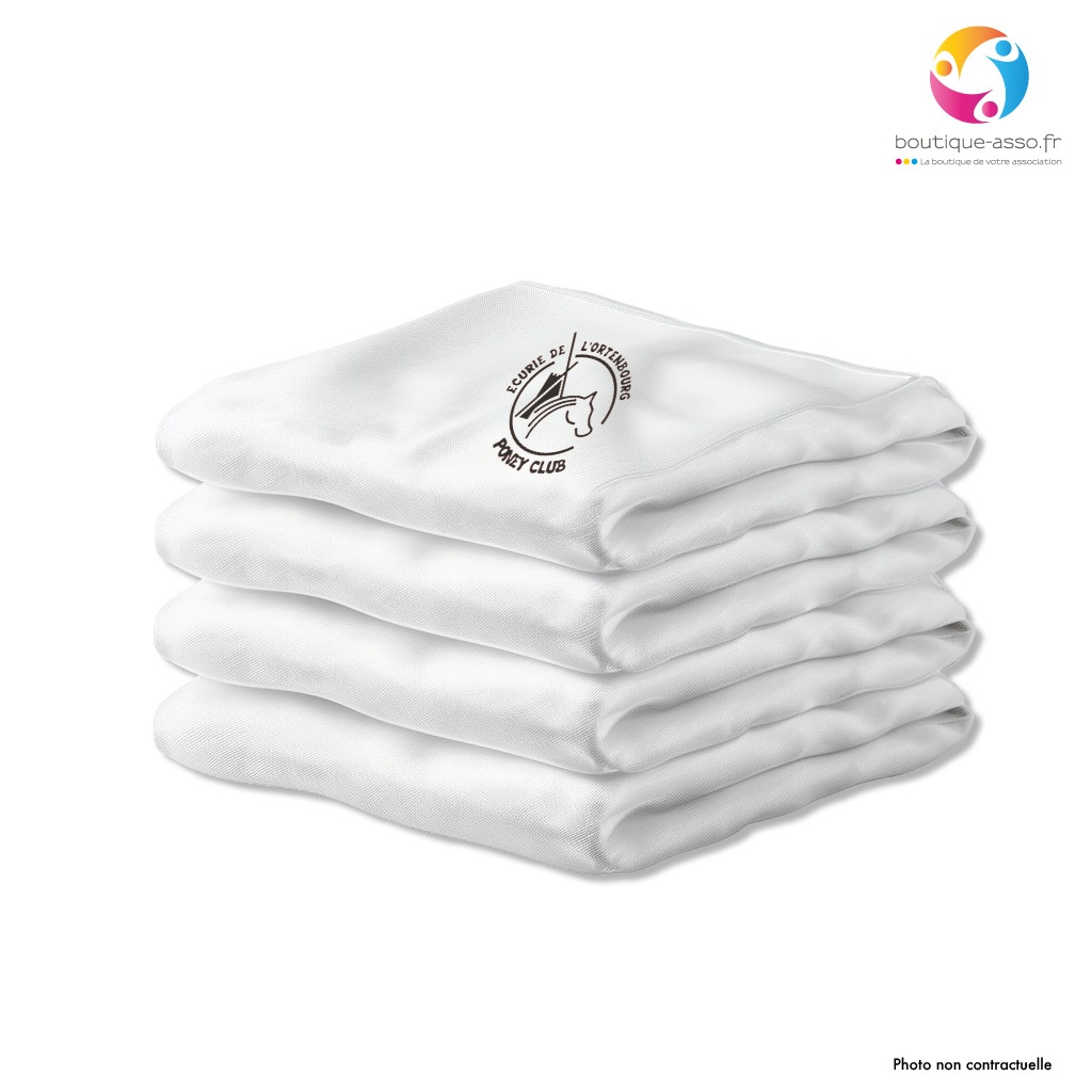 Serviette microfibre personnalisée 50 x 100 cm