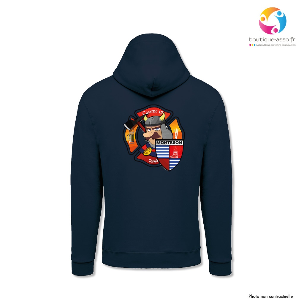 SWEAT CAPUCHE HOMME - Amicale pompiers Montbron