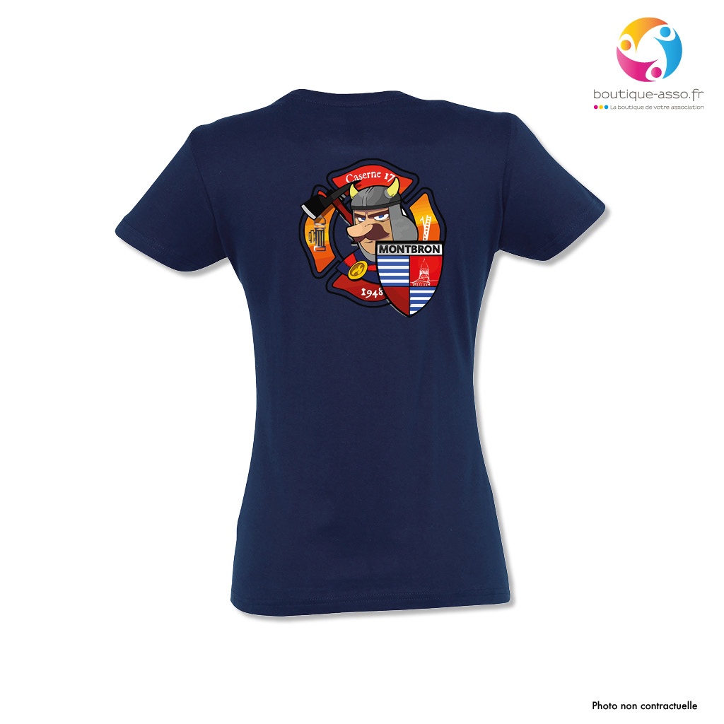 TEE-SHIRT FEMME - Amicale pompiers Montbron