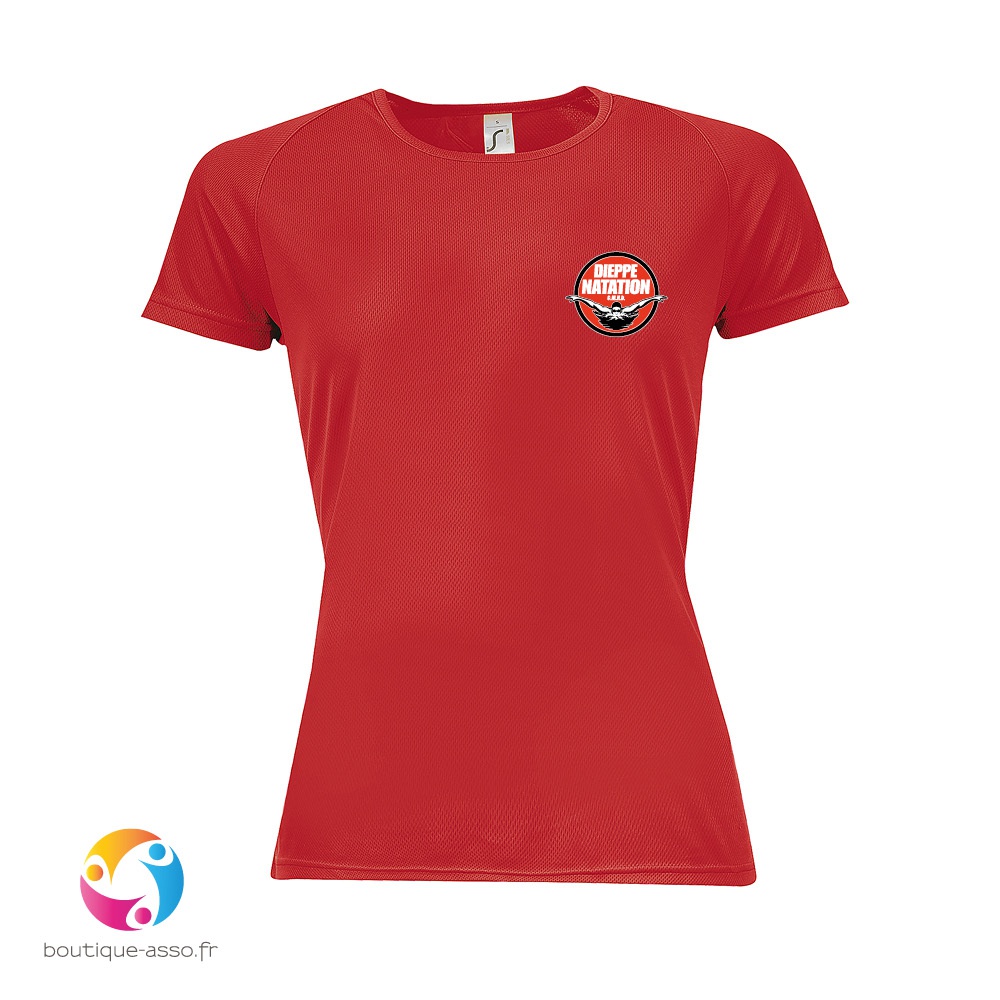 tee-shirt sport femme - Dieppe natation CMND
