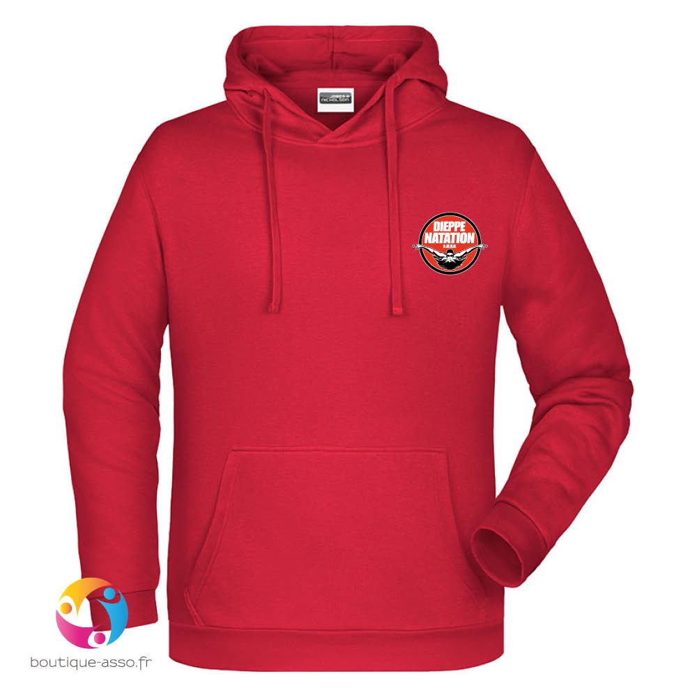 Sweat capuche homme - Dieppe natation CMND