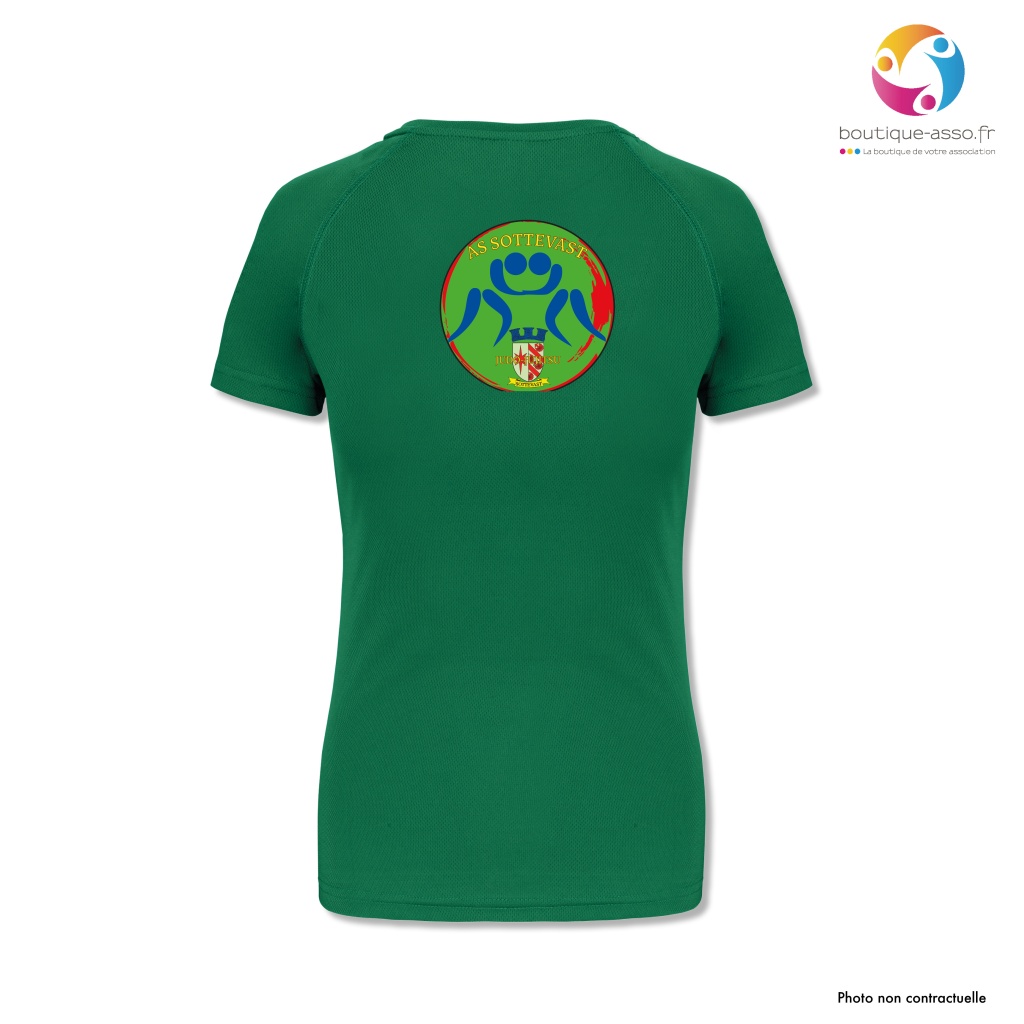 TEE-SHIRT SPORT FEMME - AS SOTTEVAST JUDO JUJITSU