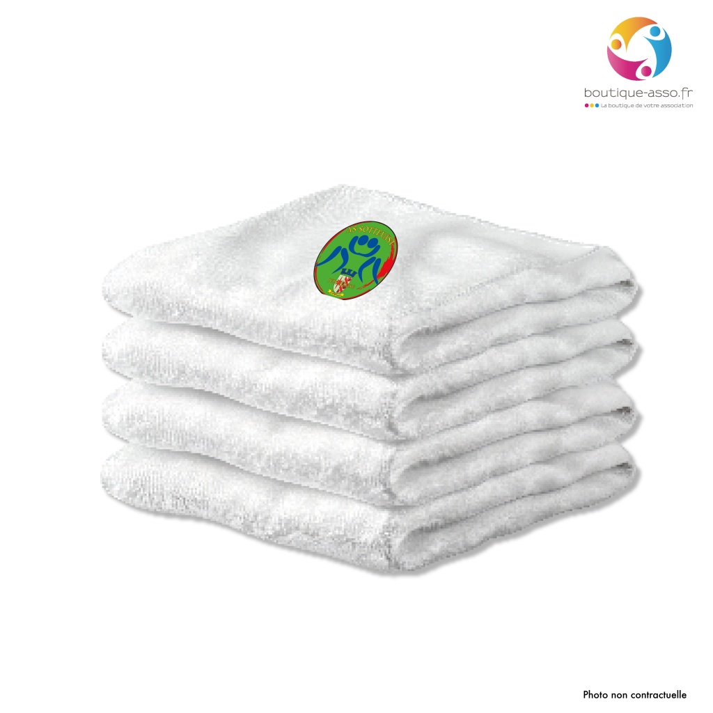 Serviette microfibre personnalisée 50 x 100 cm - AS SOTTEVAST JUDO JUJITSU