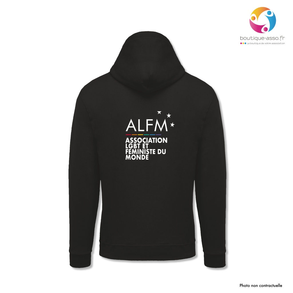 SWEAT CAPUCHE ENFANT - ASSOCIATION LGBT ET FEMINISTE DU MONDE