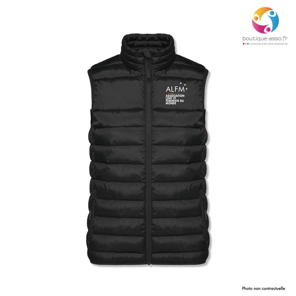 BODYWARMER MATELASSÉ FEMME - ASSOCIATION LGBT ET FEMINISTE DU MONDE