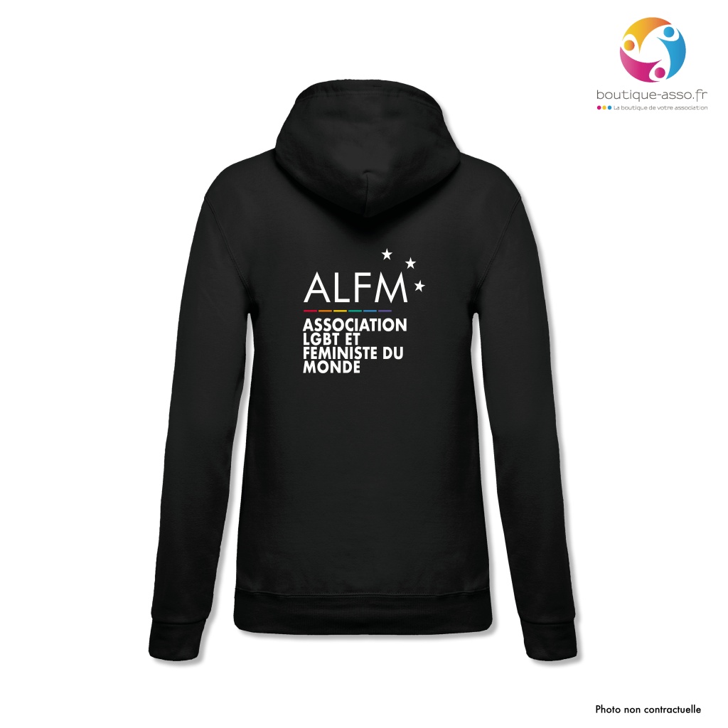 SWEAT CAPUCHE FEMME - ASSOCIATION LGBT ET FEMINISTE DU MONDE