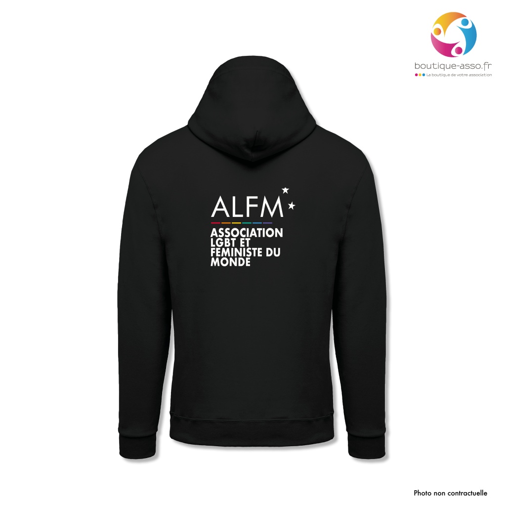 SWEAT CAPUCHE HOMME - ASSOCIATION LGBT ET FEMINISTE DU MONDE