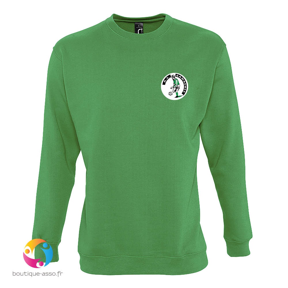 sweat-shirt unisexe col rond - A.S. Gamaches