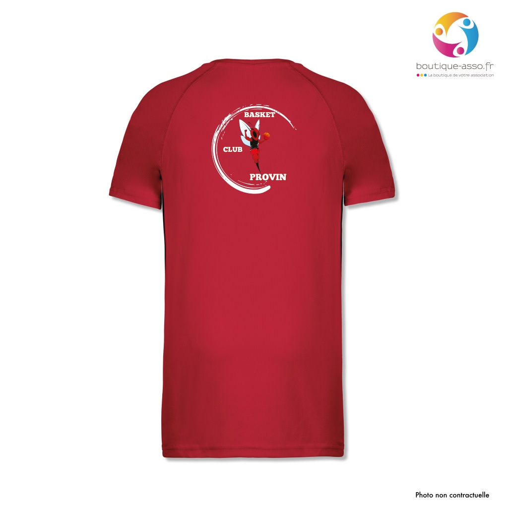 TEE-SHIRT SPORT HOMME - BASKET CLUB PROVIN