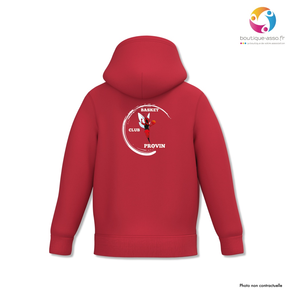 SWEAT CAPUCHE ENFANT - BASKET CLUB PROVIN