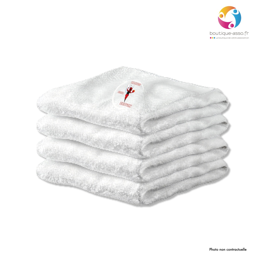 Serviette microfibre personnalisée 50 x 100 cm