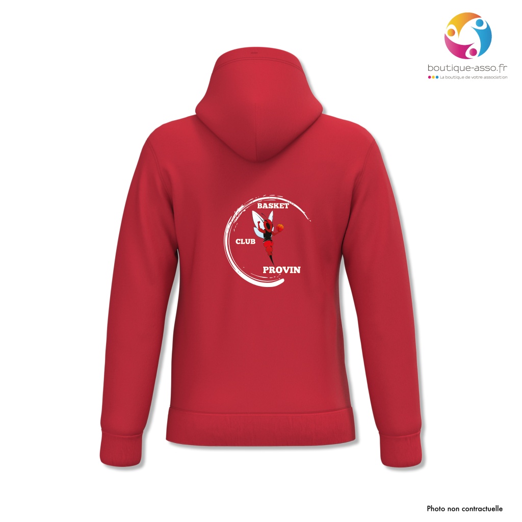 SWEAT CAPUCHE HOMME - BASKET CLUB PROVIN