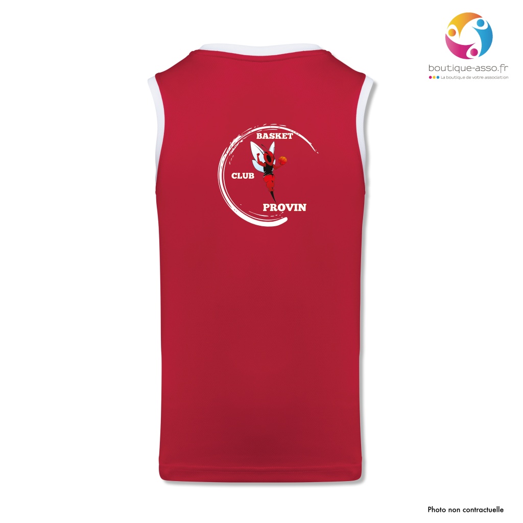MAILLOT BASKET HOMME - BASKET CLUB PROVIN