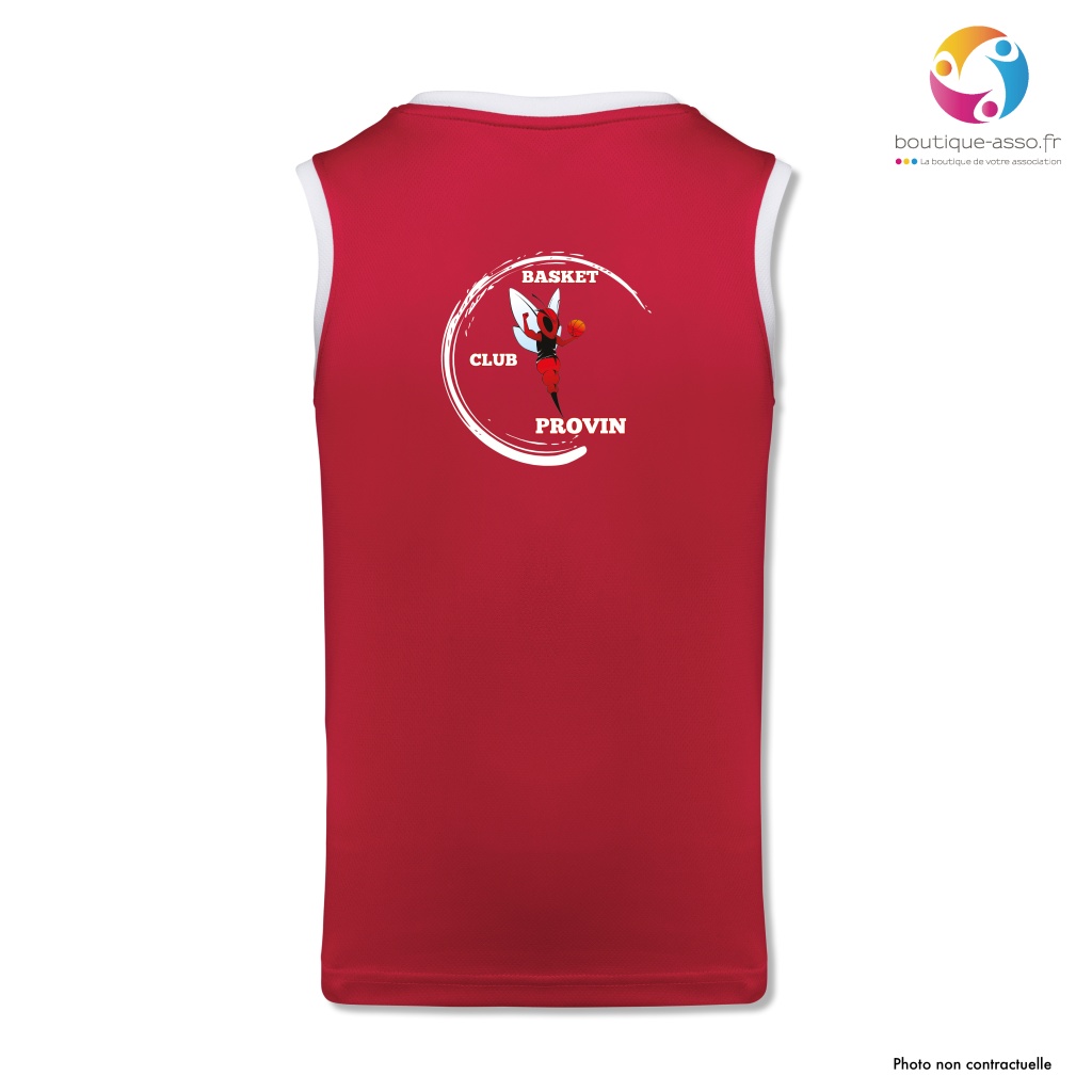 MAILLOT BASKET ENFANT - BASKET CLUB PROVIN