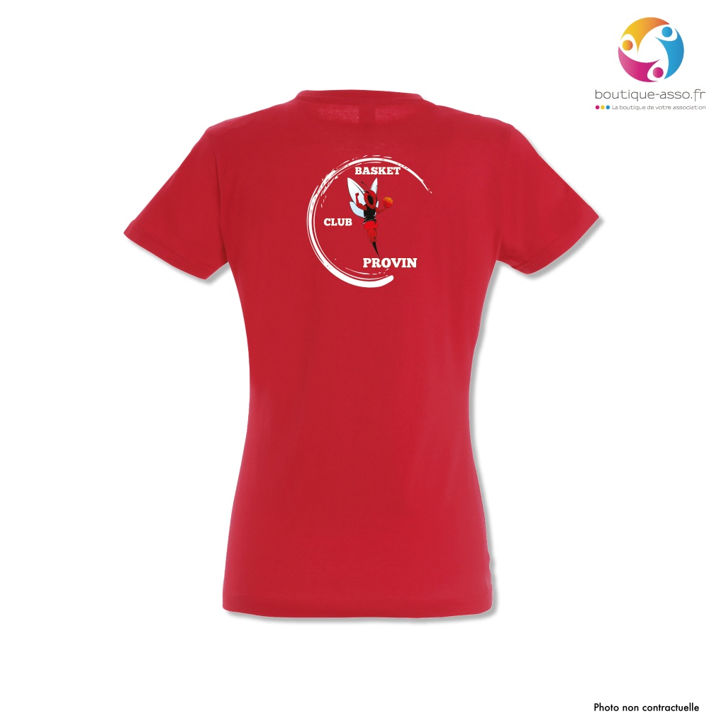 TEE-SHIRT FEMME - BASKET CLUB PROVIN