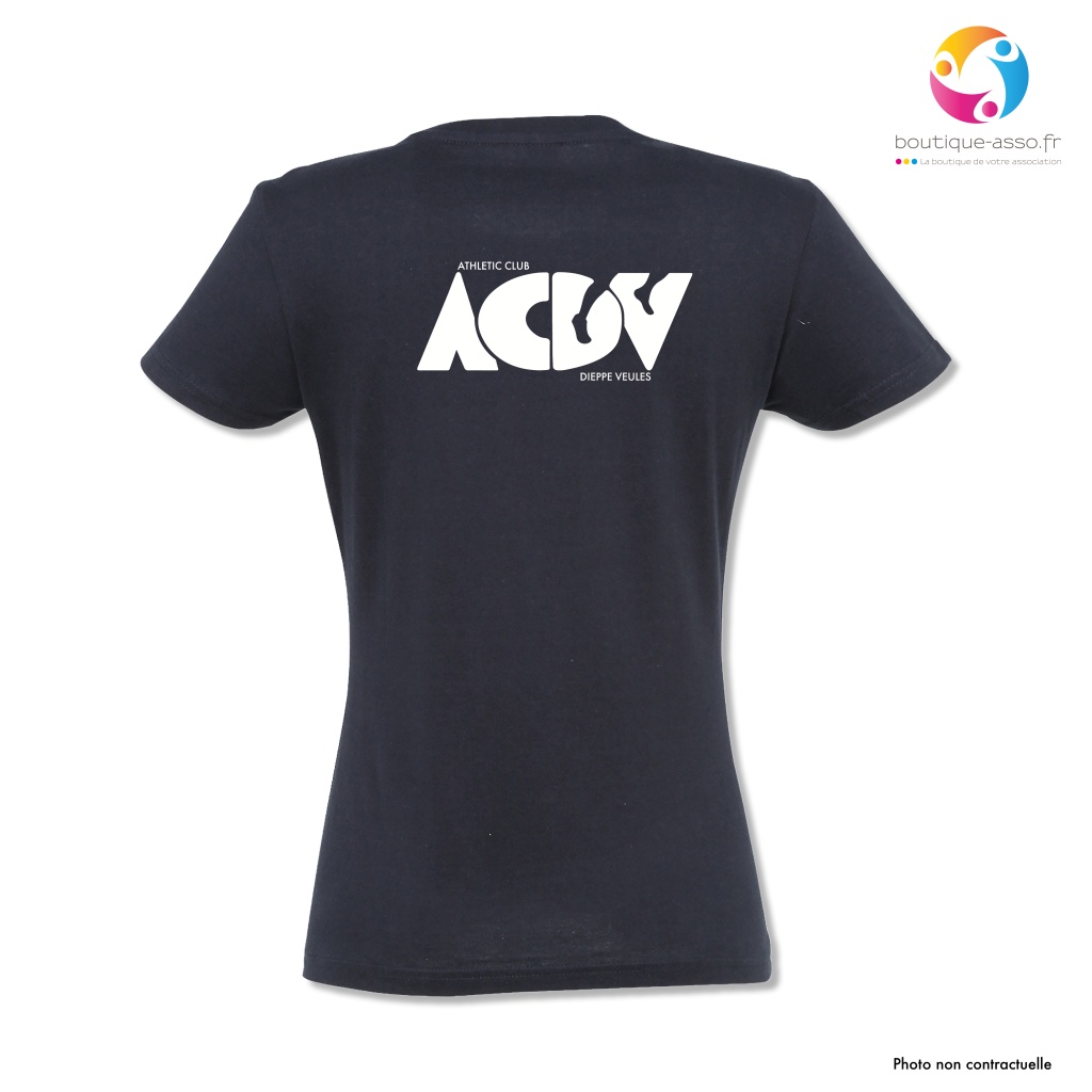 TEE-SHIRT FEMME - Athletic Club Dieppe Veules
