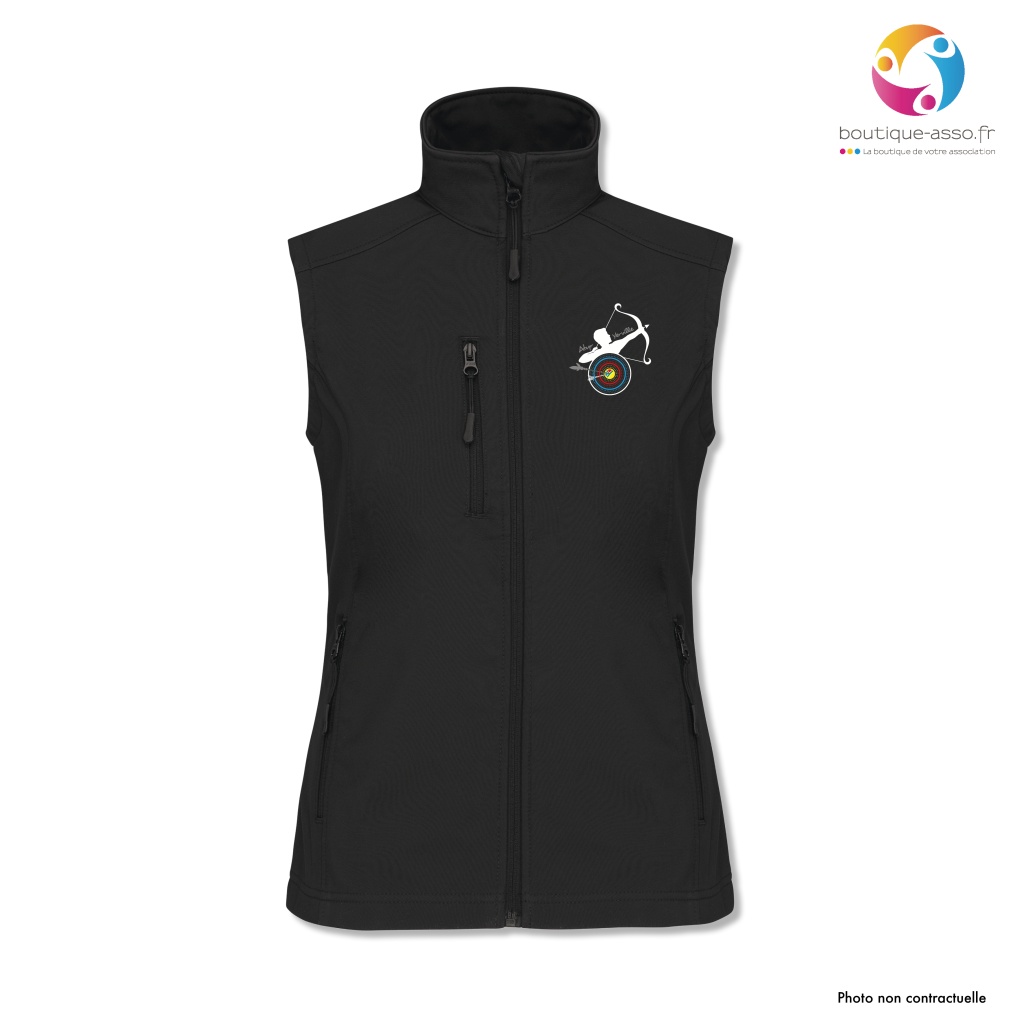 VESTE SOFTSHELL FEMME - SANS MANCHE - ATYR