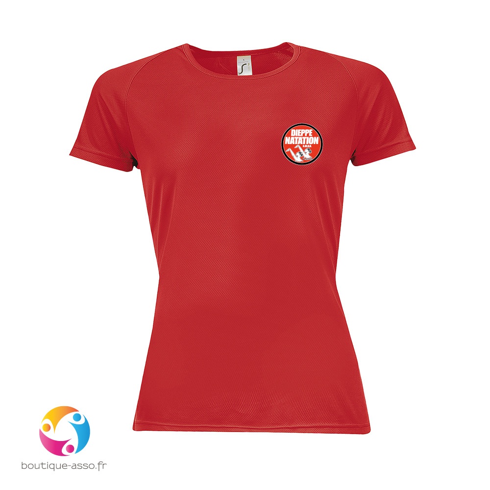 tee-shirt sport femme - Dieppe natation artistique