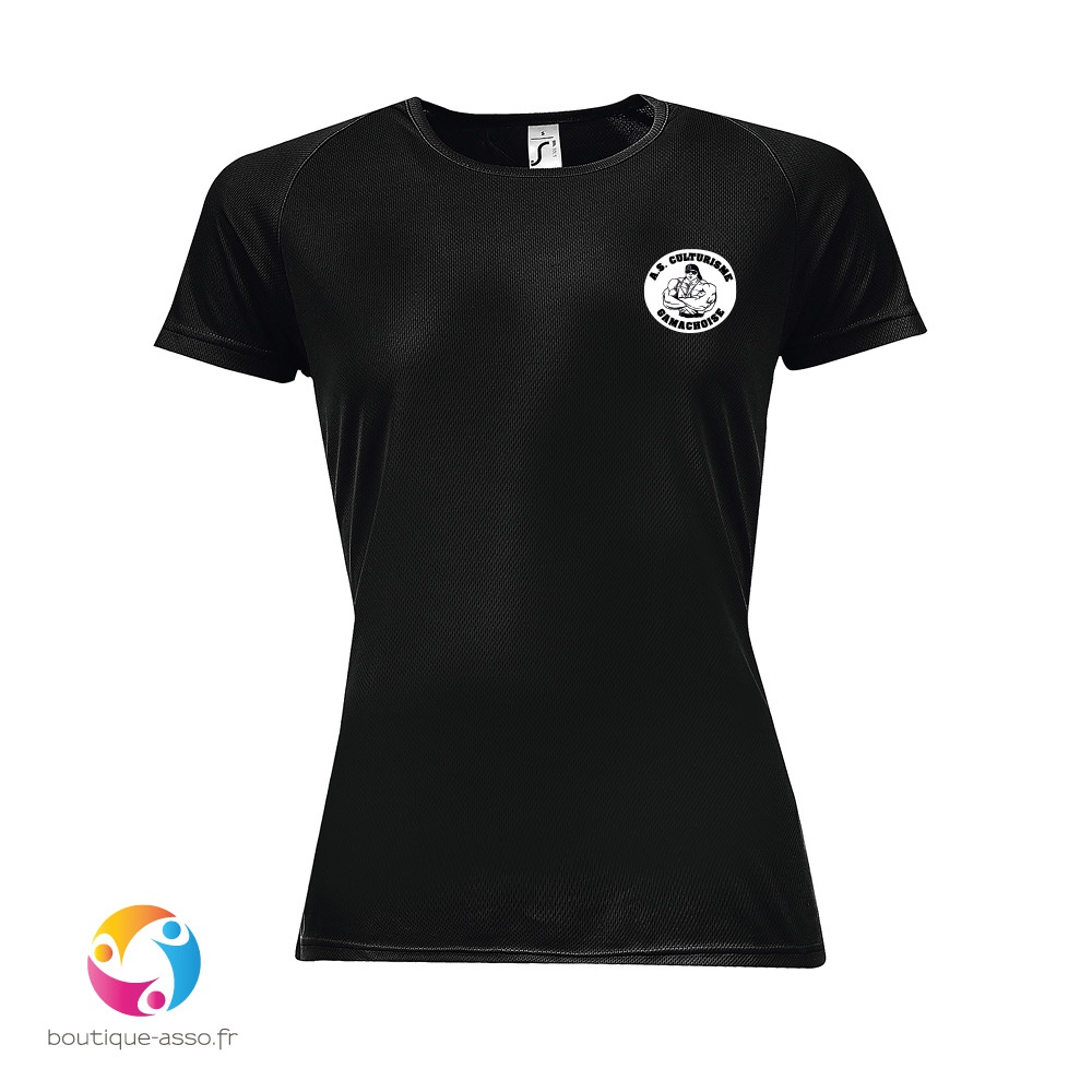 tee-shirt sport femme - Association culturiste Gamachoise